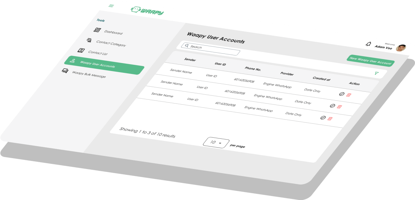 Waapy User Accounts (1)